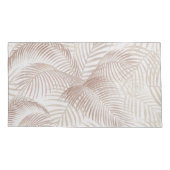 Palm-Blätter Kissenbezug (Rückseite)