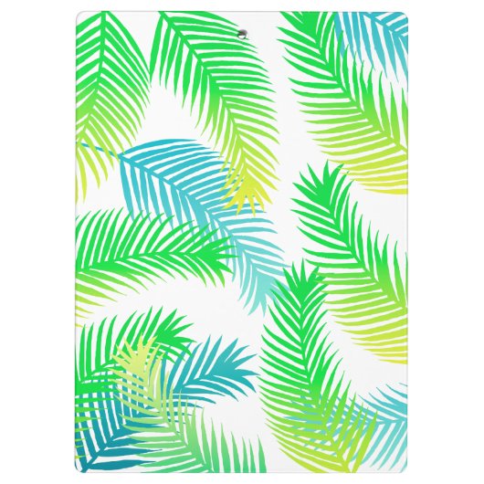 Palm-Blätter Klemmbrett (Rückseite)