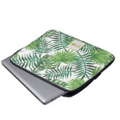 Palm-Blätter Laptop-Sieb Laptopschutzhülle (Vorne Knopf)