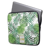 Palm-Blätter Laptop-Sieb Laptopschutzhülle (Vorderseite Links)