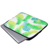 Palm-Blätter Laptopschutzhülle (Vorne Knopf)