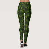 Palm-Blätter Leggings (Rückseite)