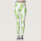 Palm-Blätter Leggings (Vorderseite)