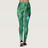 Palm-Blätter Leggings (Rückseite)