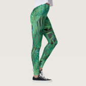 Palm-Blätter Leggings (Rechts)