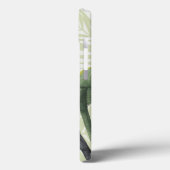 Palm Blätter mit Black Bird Case-Mate iPhone Hülle (Rückseite / Links)