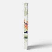 Palm Blätter mit Black Bird Case-Mate iPhone Hülle (Rückseite / Rechts)