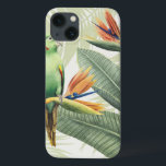 Palm-Blätter mit grünem Vogel Case-Mate iPhone Hülle<br><div class="desc">Palm Blätter mit Green Bird Artist: Grace Popp | Image-ID: 157018GG</div>