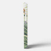 Palm-Blätter mit grünem Vogel Case-Mate iPhone Hülle (Rückseite / Links)