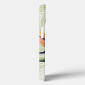 Palm-Blätter mit schwarzem Vogel Case-Mate iPhone Hülle (Rückseite / Rechts)