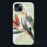 Palm-Blätter mit schwarzem Vogel Case-Mate iPhone Hülle<br><div class="desc">Palm Blätter mit Black Bird Künstler: Grace Popp| Image-ID: 157016GG</div>