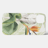 Palm-Blätter mit weißem Vogel Case-Mate iPhone Hülle (Rückseite (Horizontal))
