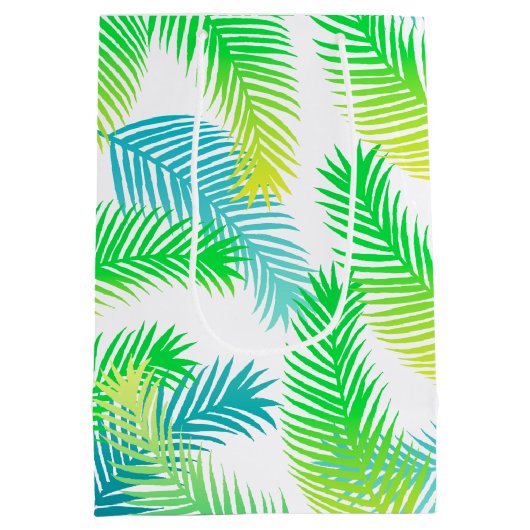 Palm-Blätter Mittlere Geschenktüte (Rückseite)