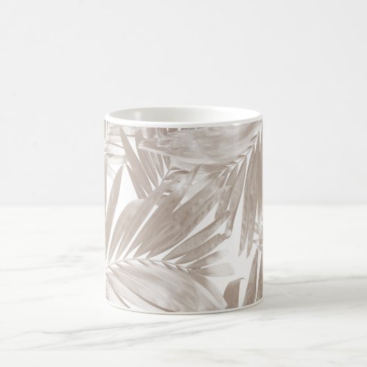 Palm Blätter Muster Liebe #4 #tropical #wall #deco Kaffeetasse (Mittel)