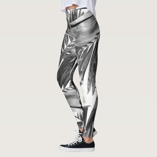 Palm Blätter Muster Liebe #6 #tropical #wall #deco Leggings (Links)
