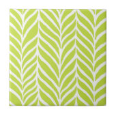 Palm Blätter Muster Muster Grün Fliese (Vorderseite)