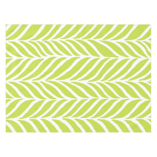 Palm Blätter Muster Muster Grün Tischdecke (Vorderseite (Horizontal))