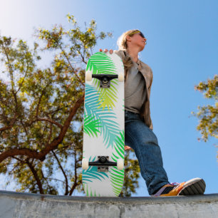 Palm Blätter Musterskateboard - Tropischer Sommer Skateboard