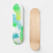 Palm Blätter Musterskateboard - Tropischer Sommer Skateboard (Vorderseite)
