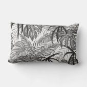 Palm Blätter Outdoor Lumbar Kissen 13" x 21" (Rückseite)
