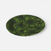 Palm-Blätter Pappteller (Schrägansicht)