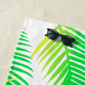 Palm Blätter Pattern Beach Handtuch - Tropical Bot (Beispiel)