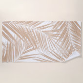 Palm Blätter Pattern Dream 6 #tropical#art Strandtuch (Vorderseite)