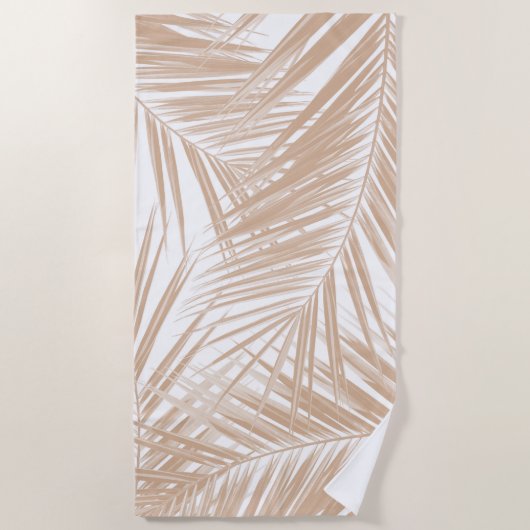 Palm Blätter Pattern Dream 6 #tropical#art Strandtuch (Vorderseite)