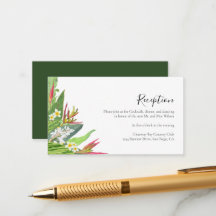 Palm Blätter Plumeria Tropical Elegante