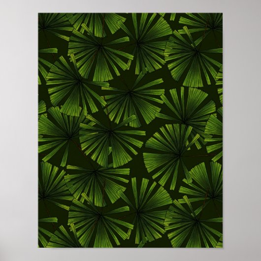 Palm-Blätter Poster (Vorne)