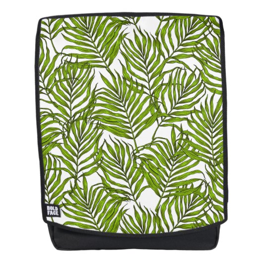 Palm-Blätter Rucksack (Vorderseite)