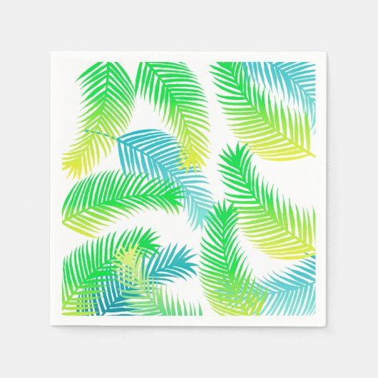 Palm-Blätter Serviette (Vorderseite)