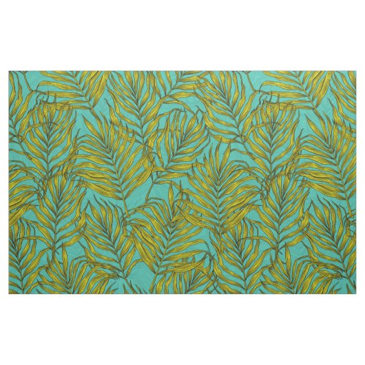 Palm-Blätter Stoff (Fat Quarter (45,7 x 55,9 cm))