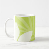 Palm Blätter Trio Lime Green Coffee Tasse (Links)