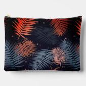 Palm Blätter Tropical Design Zubehörtasche (Vorderseite)