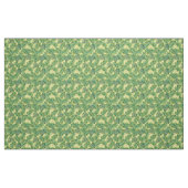 Palm Blätter Tropical Print Yellow Fabric Stoff (Fat Quarter (45,7 x 55,9 cm))