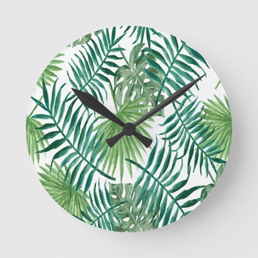 Palm Blätter tropische exotische rund um die Uhr (Vorderseite)
