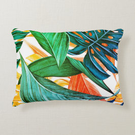 Palm Blätter tropisches exotisches Akzent Kissen