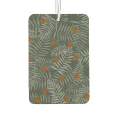 Palm-Blätter und Orangen Autolufterfrischer (Rückseite)