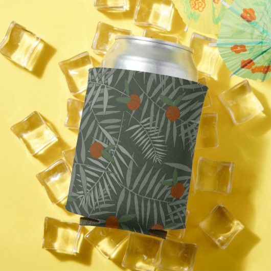 Palm-Blätter und Orangen Dosenkühler (In Situ Sommer)