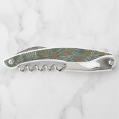 Palm-Blätter und Orangen Kellnermesser (Rückseite)