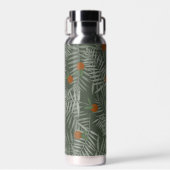 Palm-Blätter und Orangen Trinkflasche (Vorne)