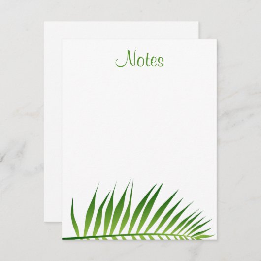 Palm-Blätter Vorlage für handgeschriebene Skripte (Vorne/Hinten)