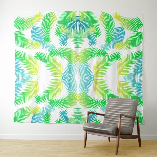 Palm-Blätter Wandteppich (Beispiel (Horizontal))