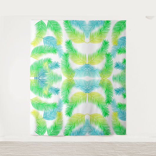 Palm-Blätter Wandteppich (Vorderseite)