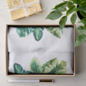 Palm Blätter Weißes Gold Seidenpapier (Geschenk)