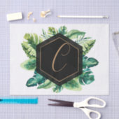 Palm Blätter Weißes Gold Seidenpapier (Handwerk)