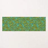 Palm-Blätter Yogamatte (Vorderseite (Horizontal))