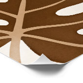 Palm-Blätter - Zen-Poster - Neutrale Wanddrucke Poster (Ecke)