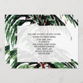 Palm-Blätter zum Zeichnen generischer Allzweck-Par Einladung (Vorne/Hinten)